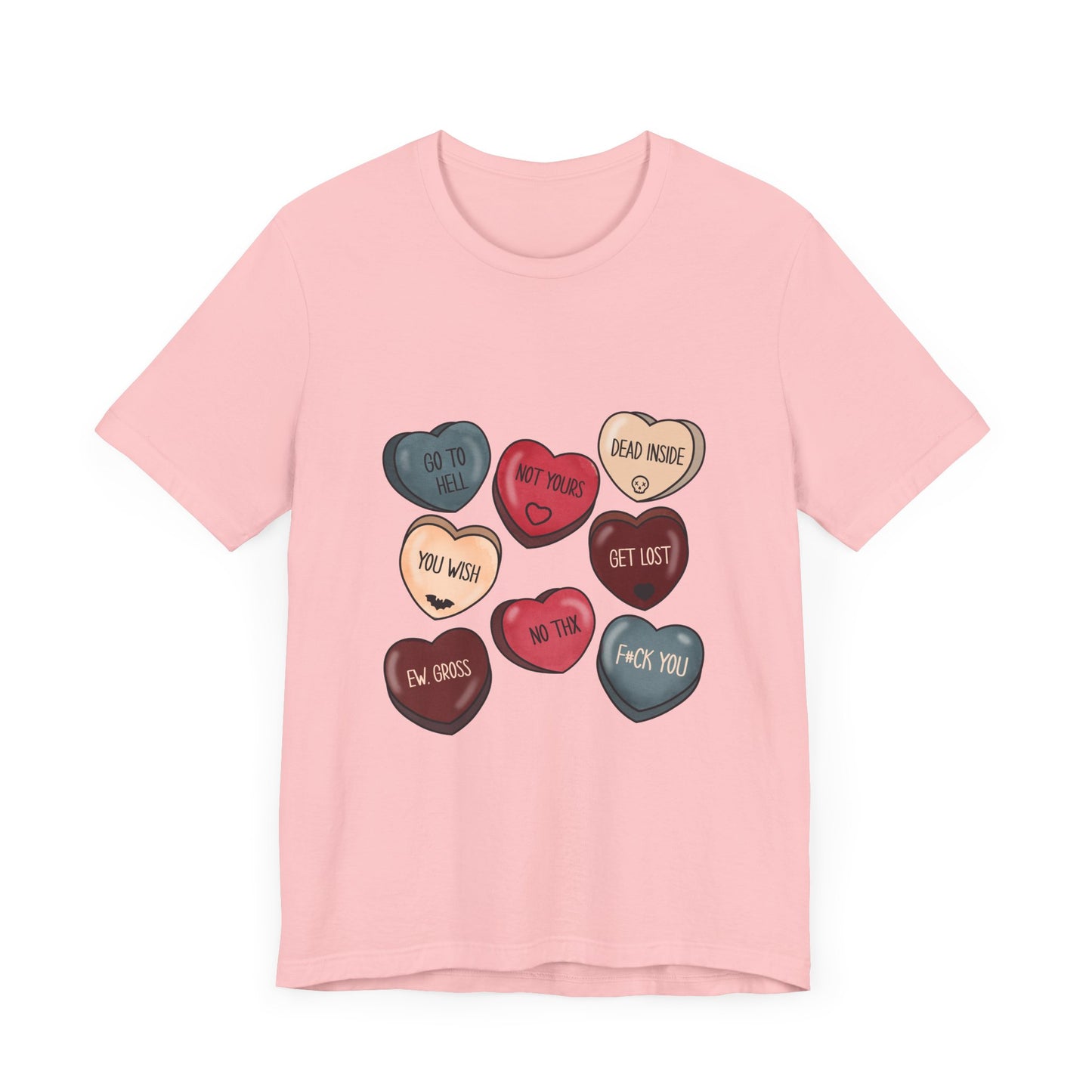 Sassy Candy Hearts Graphic Tee