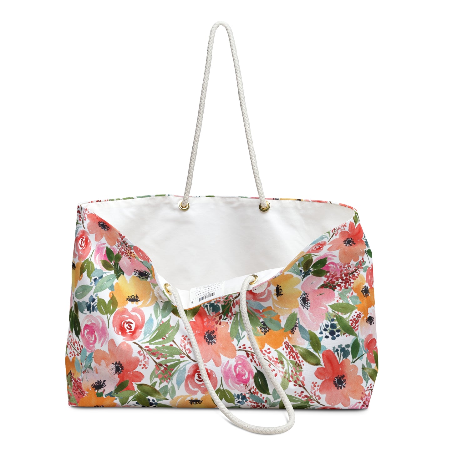 Pink, Yellow & Orange Poppies - Weekender Bag