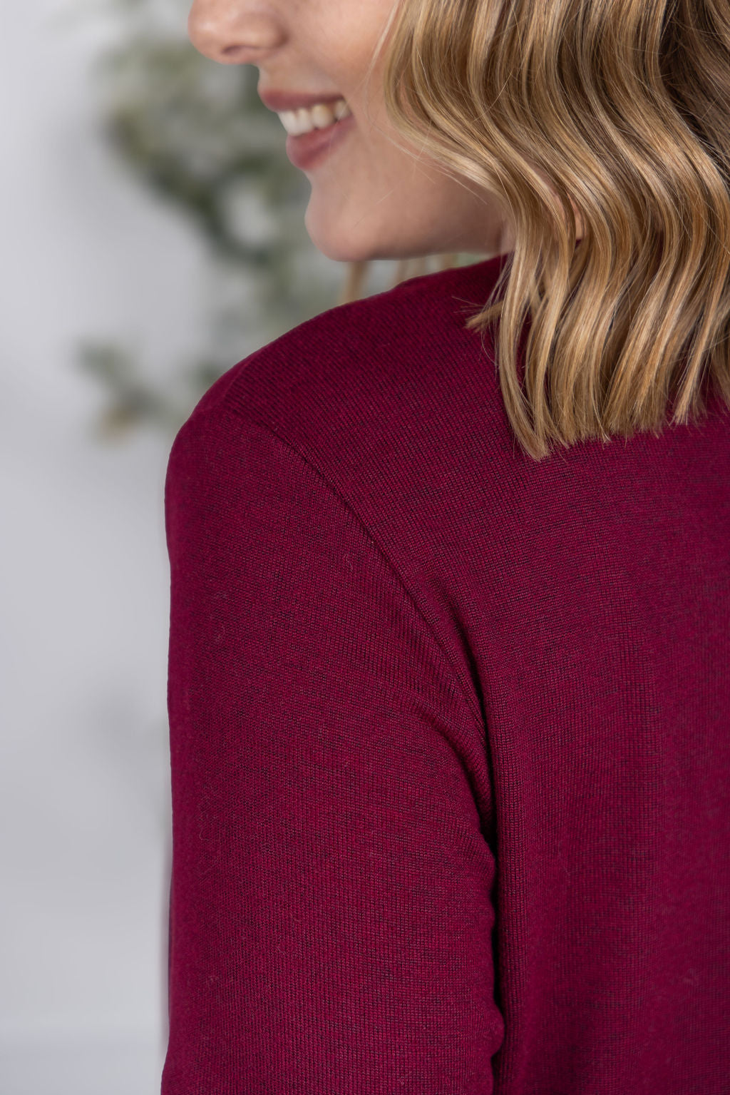 IN STOCK Cori Cardigan - Burgundy