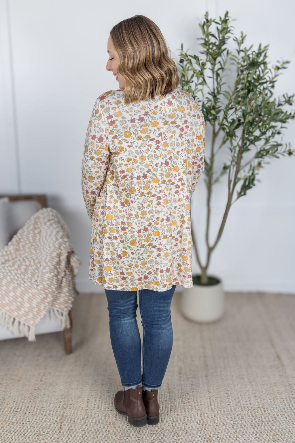 IN STOCK Classic Cardigan - Fall Vintage Floral