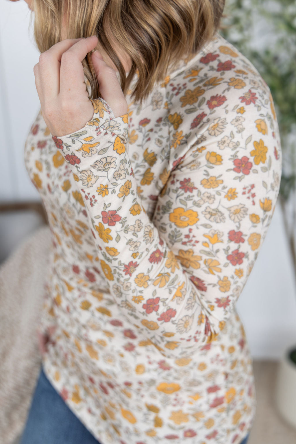 IN STOCK Blair Long Sleeve Top - Fall Vintage Floral