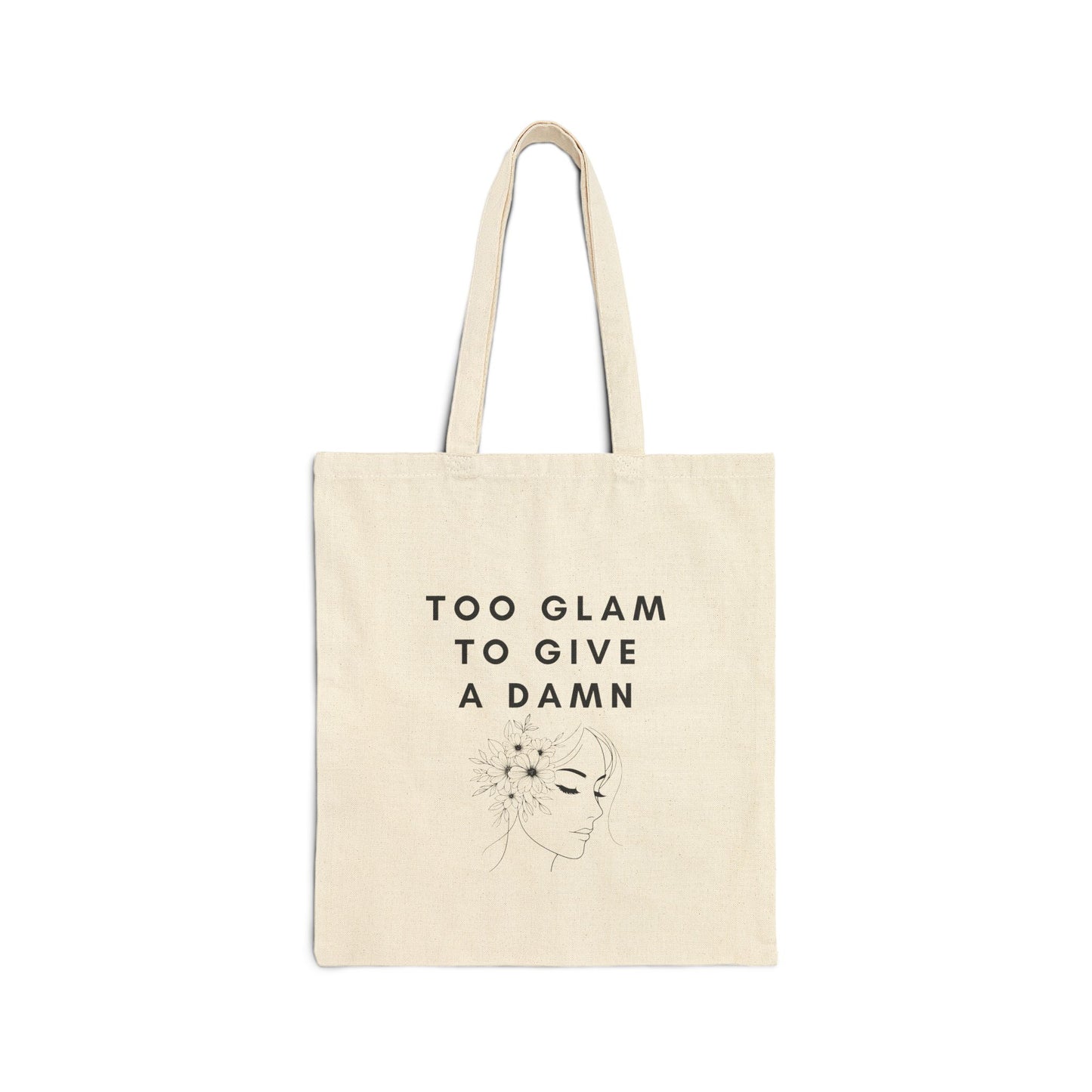 Too Glam Natural Tote Bag