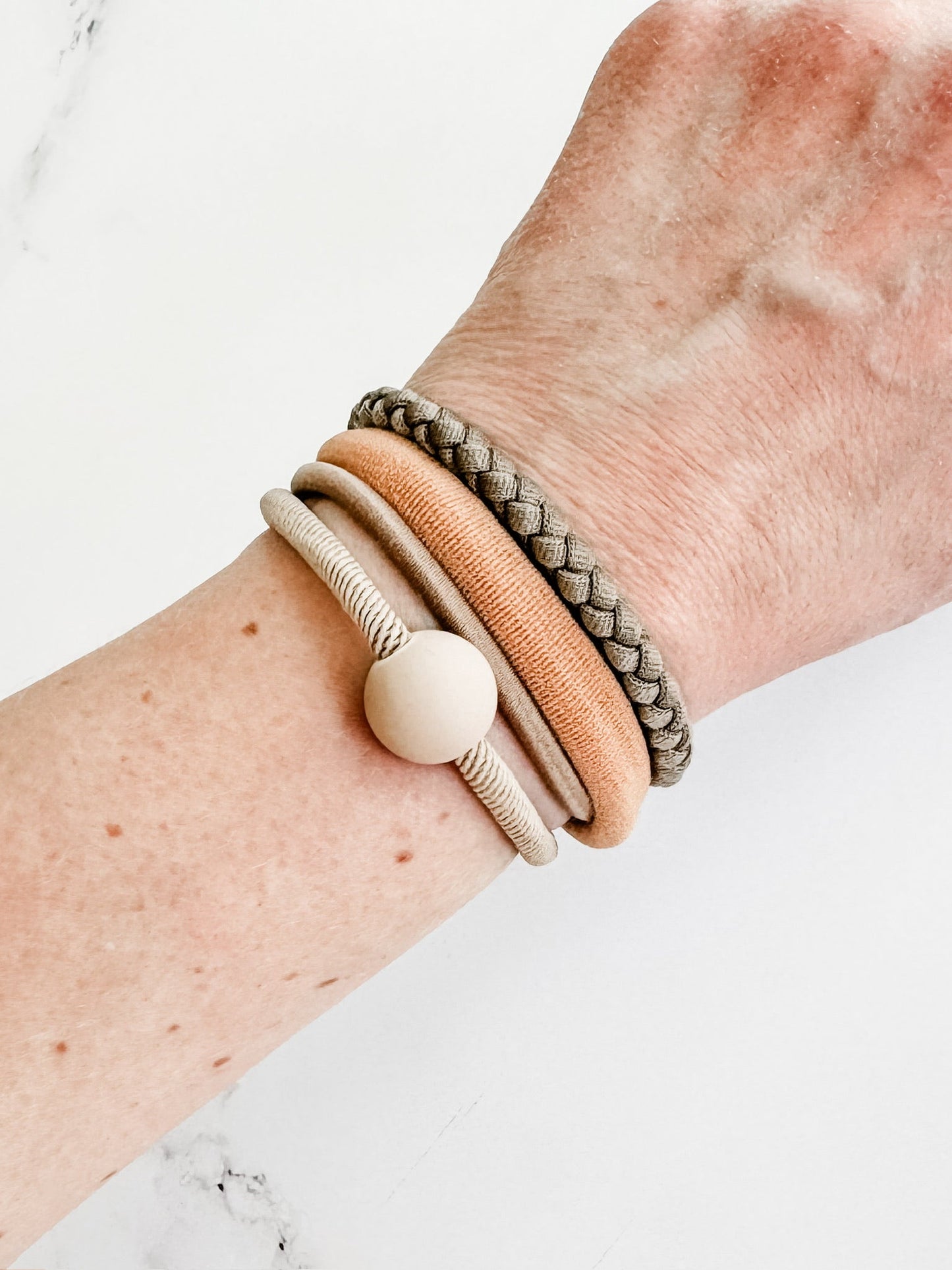 IN STOCK Hair Tie Bracelet Sets - Ball Accent | Hair Accessories FINAL SALE