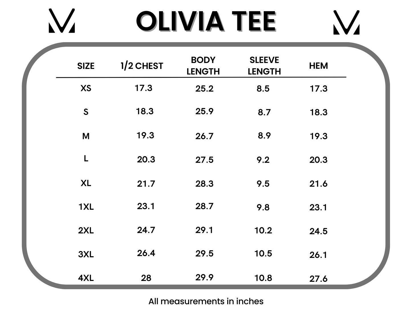 IN STOCK Olivia Tee - Solid Colors FINAL SALE