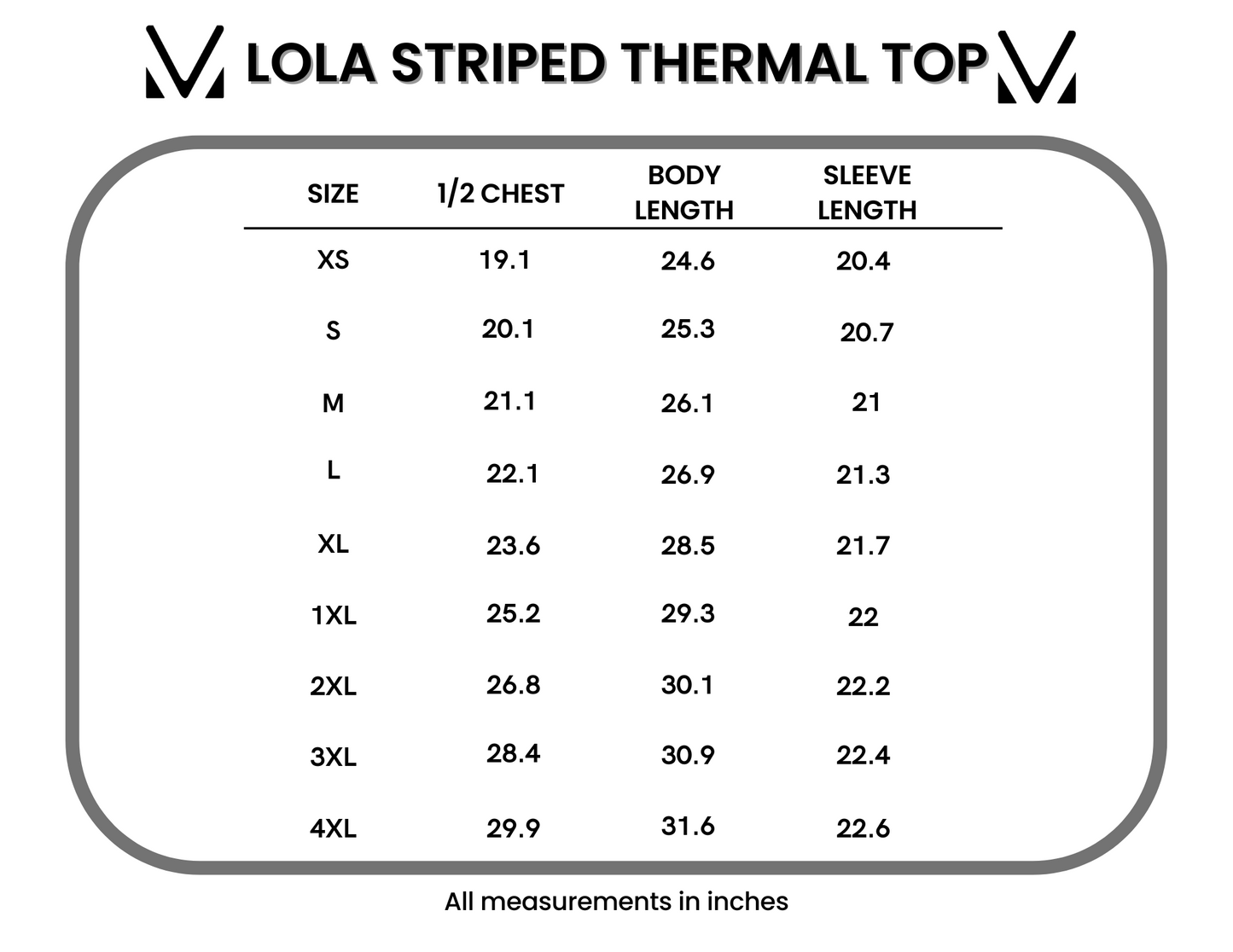 IN STOCK Lola Striped Thermal Top - White