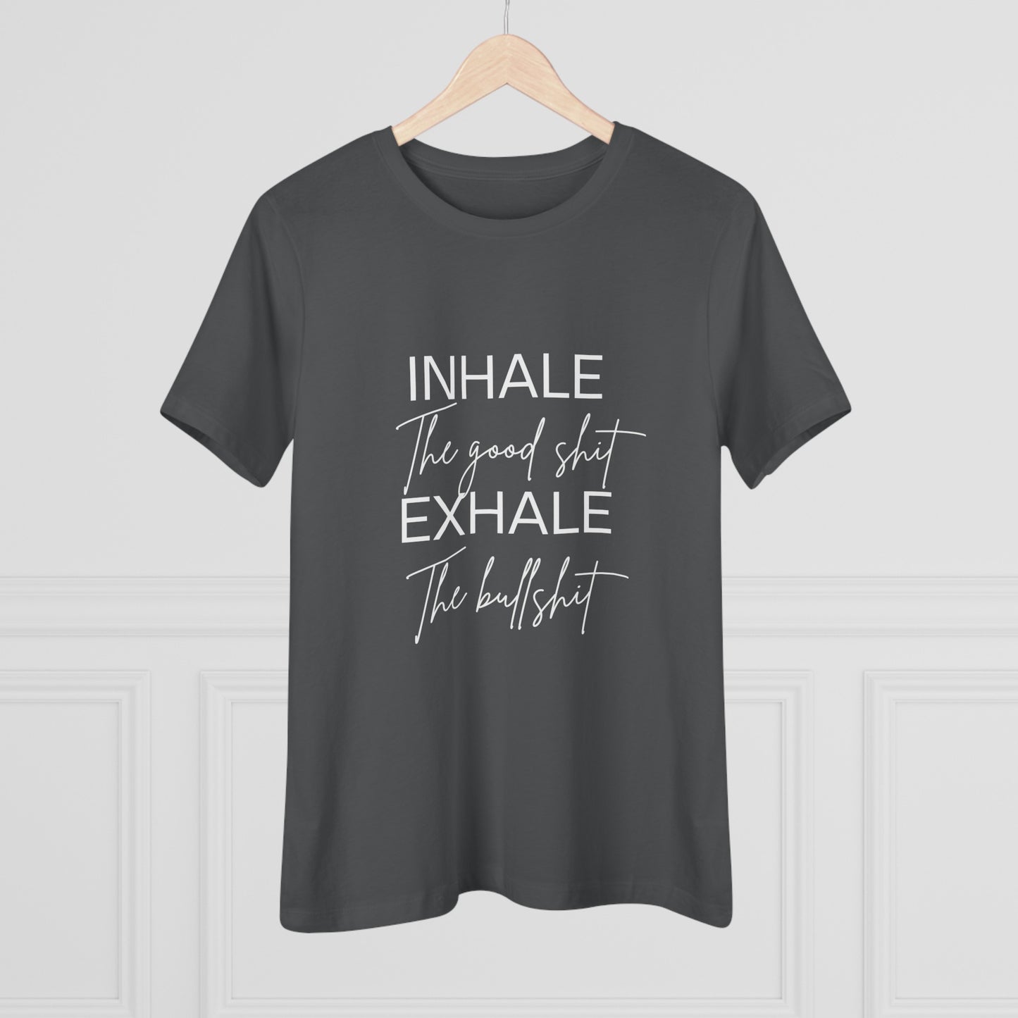 Inhale Exhale- Women's Cotton Tee