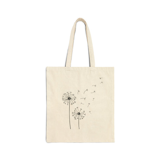 Make a wish- Cotton Canvas Tote Bag