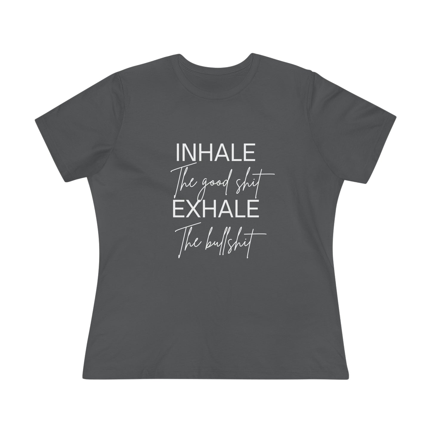 Inhale Exhale- Women's Cotton Tee