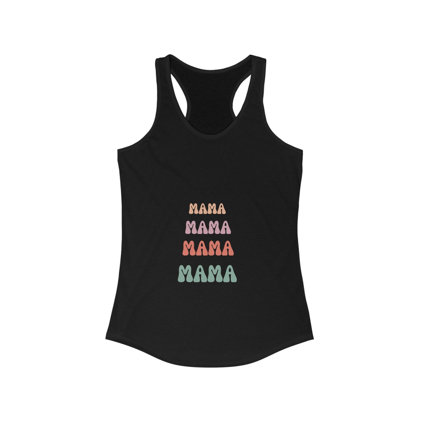 Mama Women's Ideal Racerback Tank