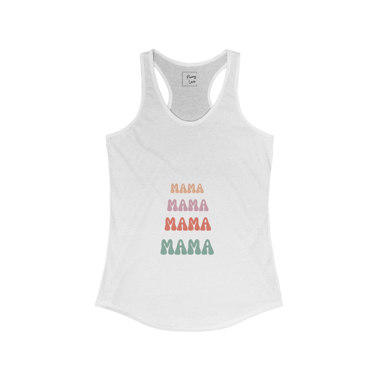 Mama Women's Ideal Racerback Tank