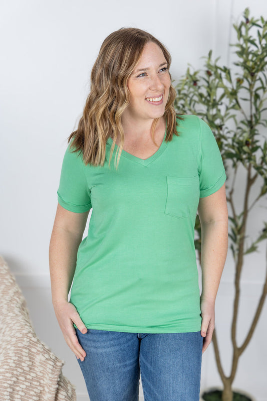 IN STOCK Sophie Pocket Tee - Mint FINAL SALE