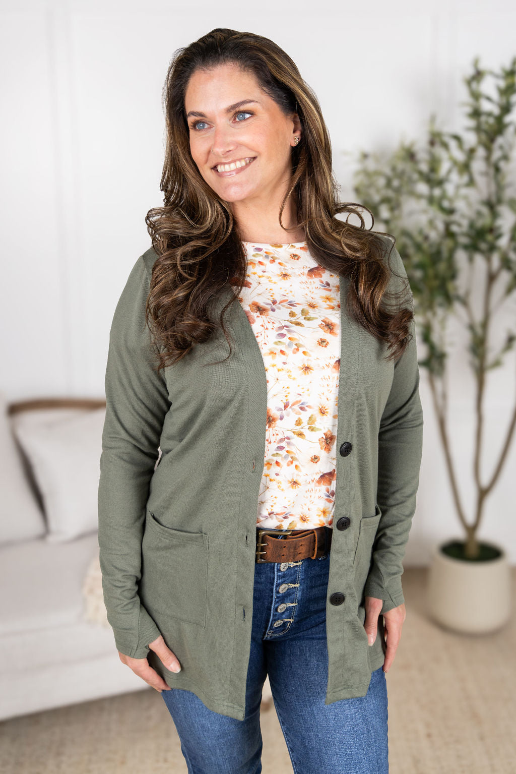 IN STOCK Cori Cardigan - Sage