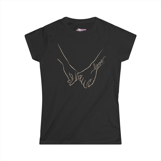 The Answer Is Love- Women's Softstyle Tee