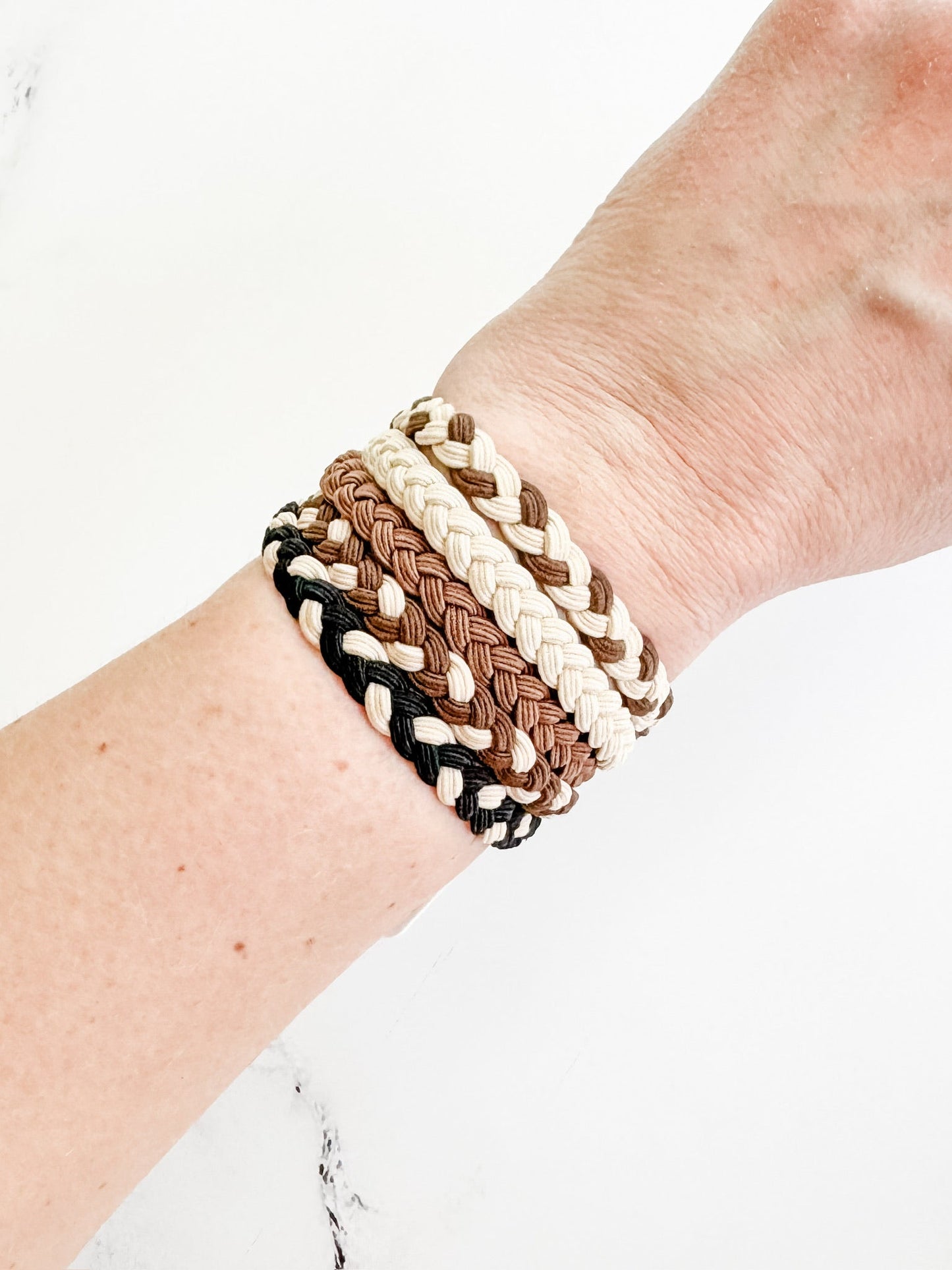 IN STOCK Hair Tie Bracelet Sets - Neutral Ropes | Hair Accessories FINAL SALE